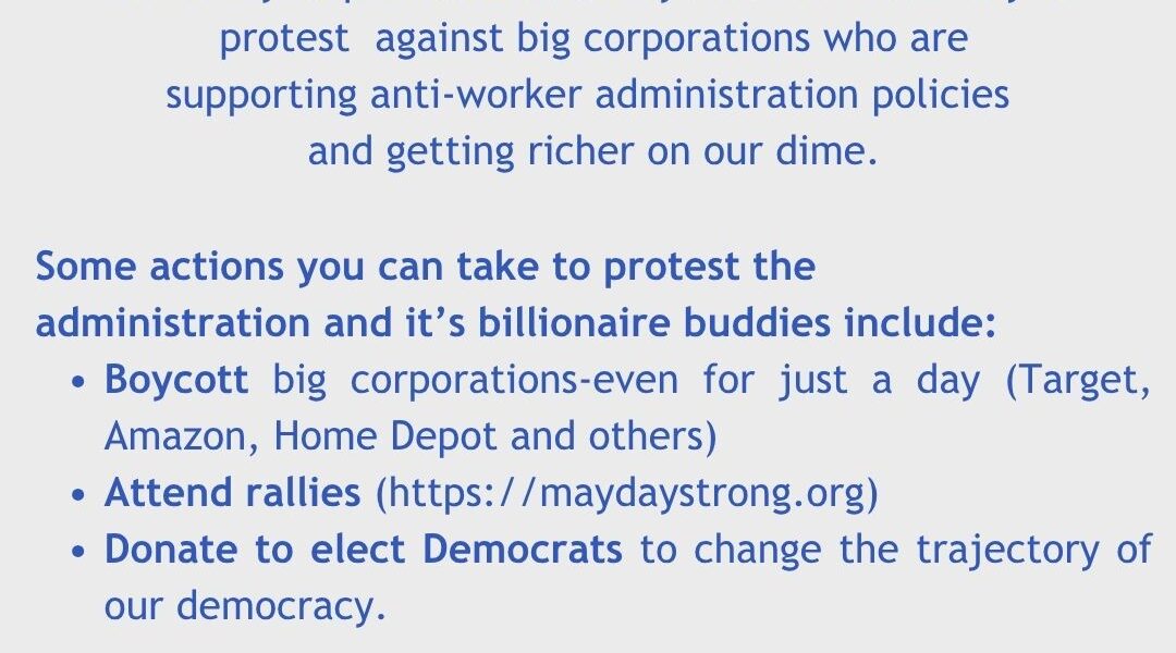 May Day – Ways to Commemorate