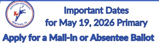 Important dates for PA Primary - May 19, 2026