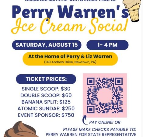 I Scream, You Scream - Perry Warren's Ice Cream Social - 8/15/2026