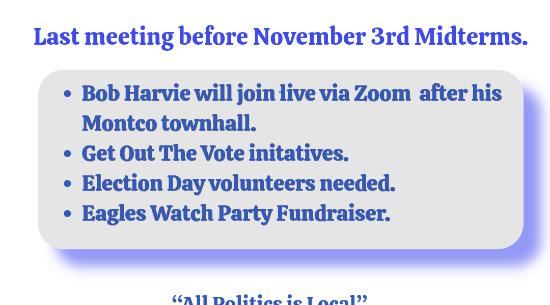 Newtown Democrats October Meeting – 10/8/2026